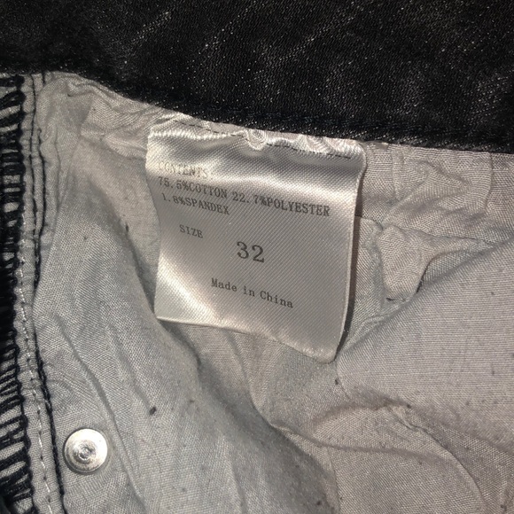 Men’s Grey Skinny Jeans - Picture 3 of 6